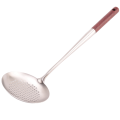 fasdaga 2X Wok Spatula and Ladle,Skimmer Ladle Tool Set, 17Inches Spatula for Wok, 304 Stainless Steel Wok Spatula. 
