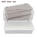 Flatware Tray, Utensil Storage with Lid Plastic Cutlery Tray, D. 
