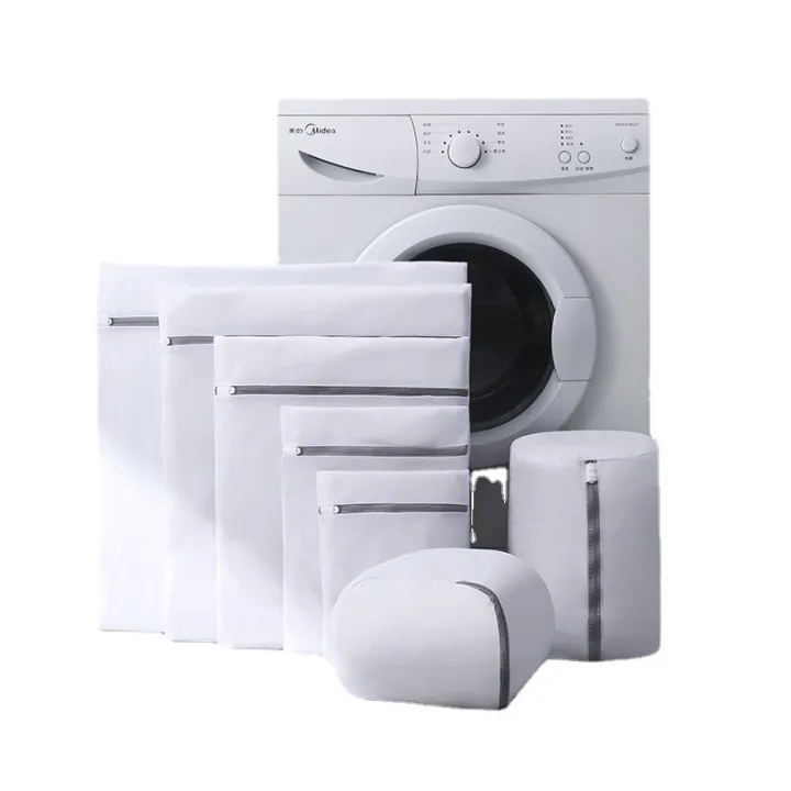 1PC%20White%20Durable%20Large%20Washing%20Laundry%20Bag%20Mesh%20Organizer%20Net%20Dirty%20Bra%20Socks%20U%20Huiye%20-%20Image%202