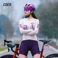 2025 new CSED Cycling Jersey Spring Summer Autumn Bicycle Riding Soft Clothes Women's Long Sleeve Bike Clothing Full Zipper Quick Dry NEW. 