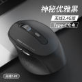 Swivis Bluetooth wireless mouse type-c charging silent laptop desktop office dual mode. 