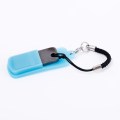 3Pcs Silicone Case for U Disk Protective Cover Portable USB Flash Drive Dust Cover Cap with Rope Anti-lost Storage Case. 