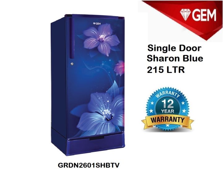 Gem Refrigerator - 215 Ltr - Direct Cool - Sharon Blue