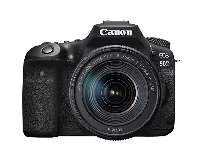 Canon%20Eos%2090D%20Digital%20Slr%20Camera%20With%20Ef-S%2018-135Mm%20F/3.5-5.6%20Image%20Stabilisation%20Usm%20Lens%20Kit%20(16%20Gb%20Sd%20Card)%20-%20Black%20-%20Image%203