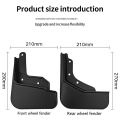 Car Mud Flaps Mudguards Mud Guard Flap Splash Flaps Parts Accessories Fit for 2. 