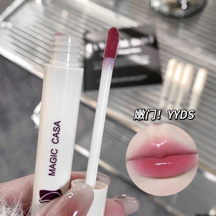 MAGIC%20CASA%20White%20Chocolate%20Mirror%20Lip%20Stain%205PCS/Set%20Waterlight%20Glass%20Lipstick%20White%20Non-sticky%20Cup%20Smooth%20Cheap%20Korean%20Cosmetic%20-%20Image%203