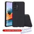 Redmi Note 10 Pro/Note 10 Pro Max Shock Proof Matte Soft Silicon Flexible Back Case Cover Black. 