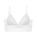 Backless Lace Bra Triangular Bralette Soft Low Back Biustonosz Women Lingerie Lace Bras for Women. 