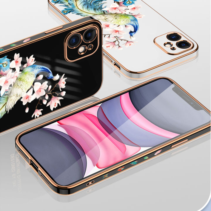 Hontinga%20for%20Realme%205%20Pro%20Back%20Cover%20Luxury%206D%20Plating%20Cartoon%20Peacock%20Soft%20Silicone%20Phone%20Case%20-%20Image%208