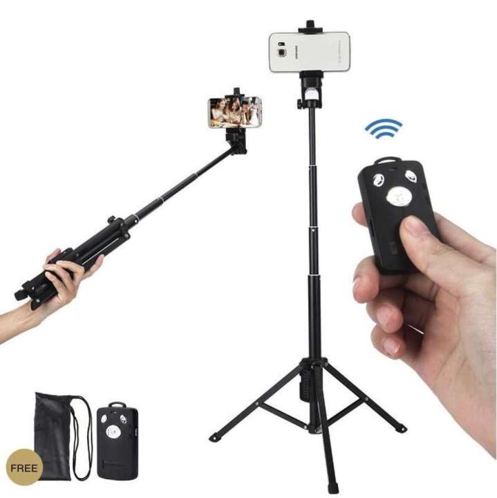 Yunteng Vct-1688 Bluetooth Remote Selfie Stick Monopod With Tripod
