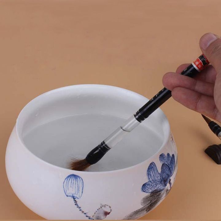Paint%20Pcs%20Wool%20Reusable%20Practice%20Automatic%20Piston%20Water%20Ink%20Brush%20Chinese%20Japanese%20Calligraphy%20Water%20Brush%20Pen%20Writing%20Drawing%20Pen%20-%20Image%202