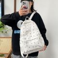 Fashion Large Capacity Women's Backpack Floral Pattern Waterproof School Bags Nylon Book Bag Students. 
