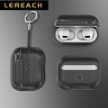 Lereach for AirPods Pro 2 Cover Case Carbon Brazing Cover Resistant Shockproof Full Body Protector Case. 