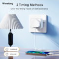 Wenefang Tuya Zigbee Smart Home Universal Plug Socket Power Monitor Hot Selling 16A Timer App Voice Works With Alexa Google Home. 