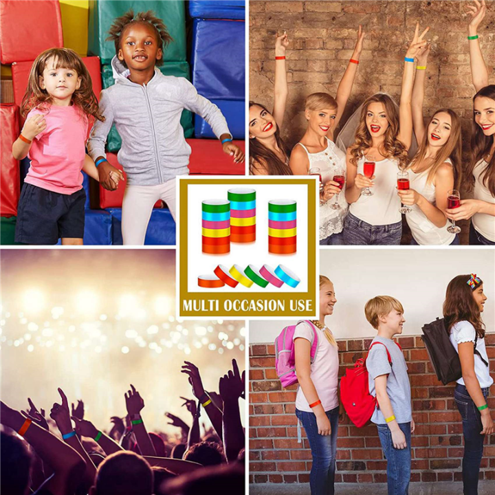 4800Pcs%20Waterproof%20Hand%20Bands%20Neon%20Wrist%20Bands%20for%20Events%20Concert%20Wristbands%20Adhesive%20Wristbands%20for%20-%20Image%204