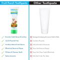Mamaearth Fruit Punch Toothpaste for Kids | Fun & Gentle on Delicate Gums | Cleanses Teeth & Fight Tooth Decay with Fruity Flavor | Safe If Swallowed | SLS & Fluoride-Free | 1.76 Oz/50g. 