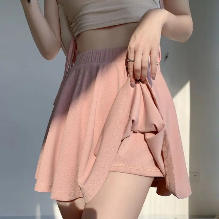 Ballet%20skirt%20summer%202024%20new%20style%20small%20man%20high%20waist%20slim%20with%20lined%20anti-light%20jk%20sports%20short%20skirt%20-%20Image%205
