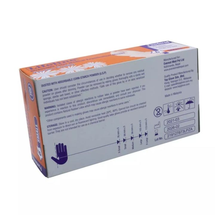 Lifeline%20Disposable%20Latex%20Medical%20Examination%20Gloves%20100Pcs%20-%20Image%203