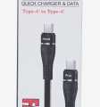 Focus Black 3.0 PD Type-C Data Cable. 