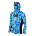 Pelagic Men's Fishing Hoodie Shirts UPF 50+ Sun Protection Long Sleeve Breathable Fishing Clothing With Mask UV Neck Gaiter Tops. 