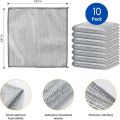 Non-Scratch Dish Cloths Heavy-Duty Wire Dishwashing Rags for Kitchen | Multipurpose Wire Dishwashing (Pack 10). 
