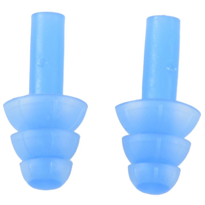 Kqueebee%201%20Pair%20Swimming%20Dive%20Flexible%20Silicone%20Ear%20Plugs%20Earplug%20Blue%20&%202%20Pcs%20Aluminum%20Travel%20Adjusting%20Screw%20Carabiner%20Clip%20-%20Image%206