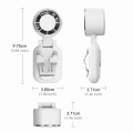 Stable Clip Design Long Lasting Battery Foldable Clip On Fan Turbine Wind Wheel Foldable Lightweight Body Mini Cooling Fan Multiple Usage Ways Simple Control Keys Turbine Small Fan Backpack Clip. 
