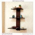 Formica Laminated - Best Quality 3 Layer - 3  Tier Wooden Wall Rack Shelf  by Supreme Decor. 