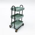 Cute Display Bookshelf 1:6 Dollhouse Cart Scene Model With Wheels Kitchen Shelf Dolls Accessories. 