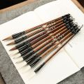 Traditional Chinese Calligraphy Brush Oil Watercolor Wolf Hair Scriptures Writing Brush High-end Oil Painting Art Paint Brush Art Supplies. 