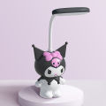 Kawaii Kuromi Eye Protection Table Lamp Anime Sanrio Girly Heart Cute Bedroom Bedside Night Light Cartoon Lamp. 