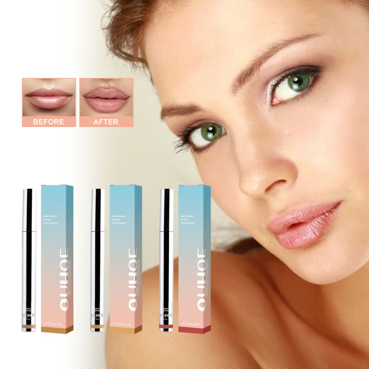OUHOE Peel-off Lip Liner Lip Pattern Lip Line Plump Lip Color Lip Liner Tattoo without Removing Makeup