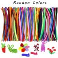200 Pcs Random Colors Pipe Cleaners Chenille Stem 6mmx12 Inch For DIY Art Crafts Decorations. 