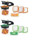 5 in 1 Vegetable Cutter Chopper Dicer Slicer For Kitchen Multicolor. 