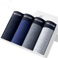 Panties men's cotton breathable boxers men's boxer shorts trendy personality summer thin. 