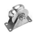 2in 304 Stainless Steel Sliding Door Wheels U-Slot Rollers. 
