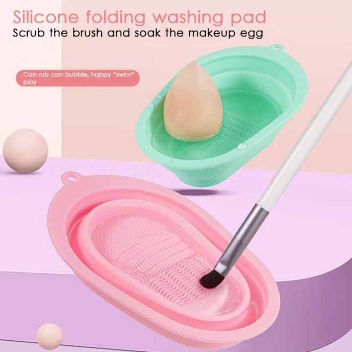 Brush Cleaning Pad Easy Clean Girl Makeup Brush Cleaner Washing Tools
