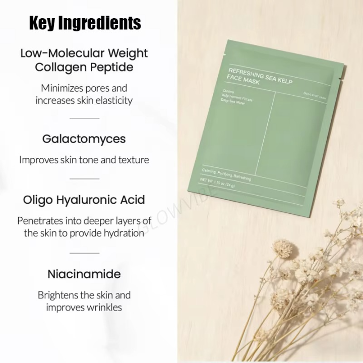 1%20piece%20Refreshing%20Sea%20Kelp%20Face%20Mask%20%E2%80%93%20Hydrating,%20Deep%20Cleansing%20&%20Skin%20Calming%20Sheet%20Mask%20-%20Image%205