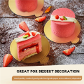 Mini Golden Cardboard Cake Base,100 Pieces Cake Plate Cardboard Base. 