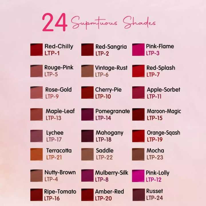 COLORESSENCE%20Lipstay%20Transferproof%20Liquid%20Lipstick%20%7C%20Intense%20Matte,%2012+%20Hour%20Stay%20%7C%20Smudge-Proof,%20Velvet%20Matte%20Finish%20%7C%20LTP-1%20to%20LTP-24,%204ml%20-%20Image%203