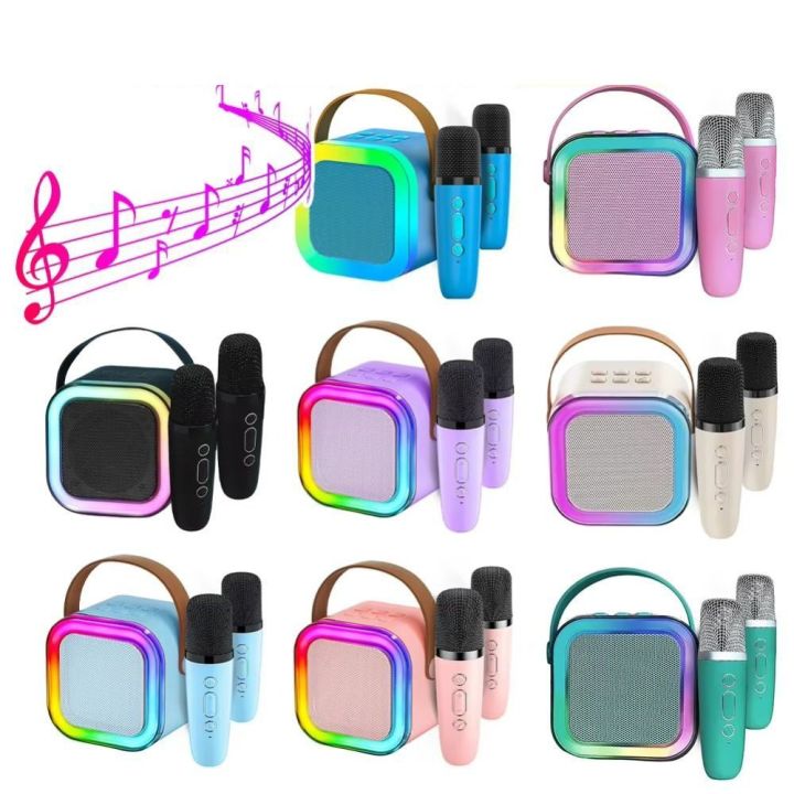 Integrated%20Bluetooth%20Audio%20Mini%20Karaoke%20Machine%20with%20/2%20Wireless%20Microphones%20K12%20Portable%20Bluetooth%20Speaker%20RGB%20Light%20Fun%20Toys%20Karaoke%20Microphone%20Family%20Singing%20-%20Image%205