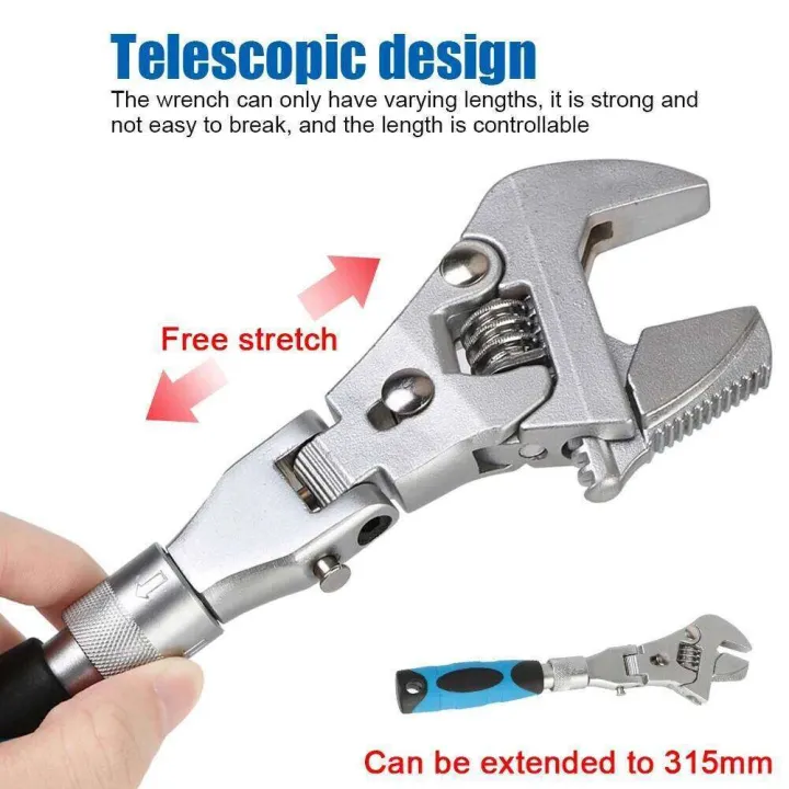 10%20Inch%20Adjustable%20Ratchet%205%20In%201%20Torque%20180%20Degree%20Folding%20Spanner%20Hand%20Household%20Maintenance%20Pulley%20Wrench%20-%20Image%204