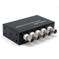 JINMY 2X Signal 1 in 4 Out AHD/CVI/TVI Video Splitter HD Coaxial Camera,Black. 