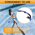 Dry Snorkel Tube Easy Breath Scuba Diving Splash Guard Top Valve B. 