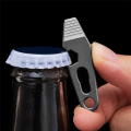 Crowbar TC4 Titanium Alloy Crowbar Bottle Opener Hexagon Wrench Outdoor Tools Multifunction Camping Gear. 