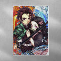 Demon Slayer A4 Size Wall Sticker. 