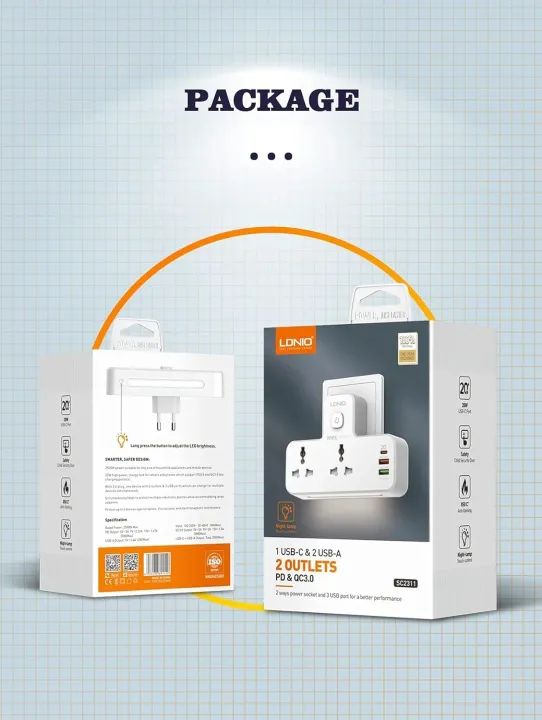 LDNIO%20SC2311%20PD%2020W%203%20Port%20USB%20Charger%20Extension%20Power%20Strip%20-%20Image%208