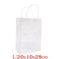 New PVC Clear Tote Bag Transparent Waterproof Shopping Bags with Handle Storage Bag Cosmetic Plastic Bags. 
