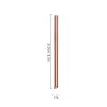 Reusable 304 Stainless Steel Boba Straws Slanted Mouthed Colored Metal Straw Straight Tubes 12mm Stir Tube For Bubble Tea Tapioca Pearl. 