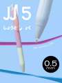 Japan TANOSEE Gel High-Value Color-Block Dopamine Color Large Capacity Exam Student Signature Girly J15 Black Pen Zebra Style. 